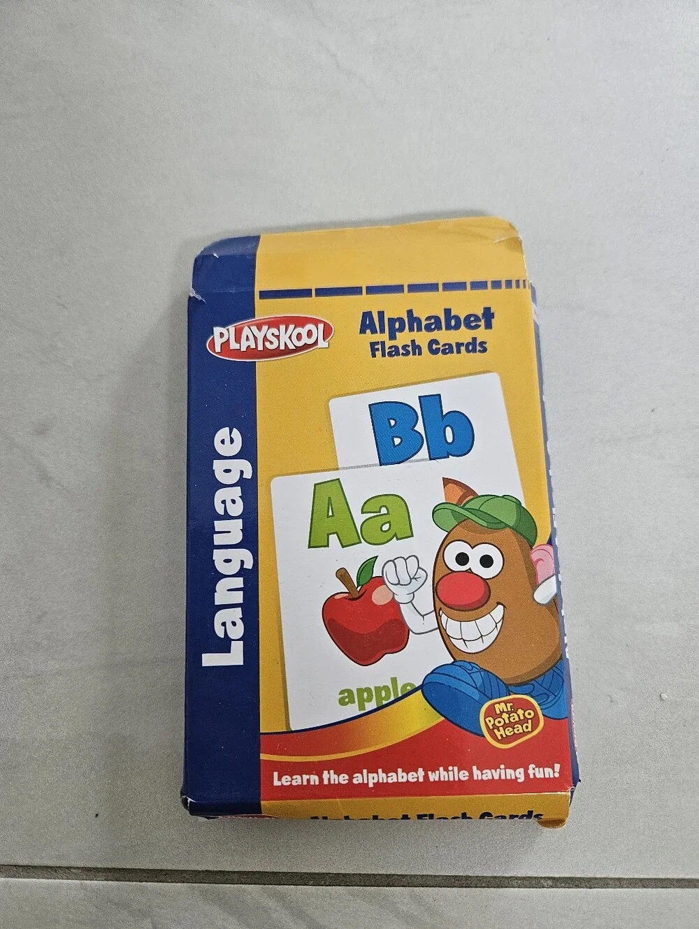 Alphabet Flash Cards - Blue, Yellow, Red